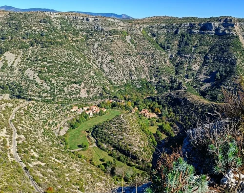 paysage du cirque de Navacelles classé Grand Site de France
